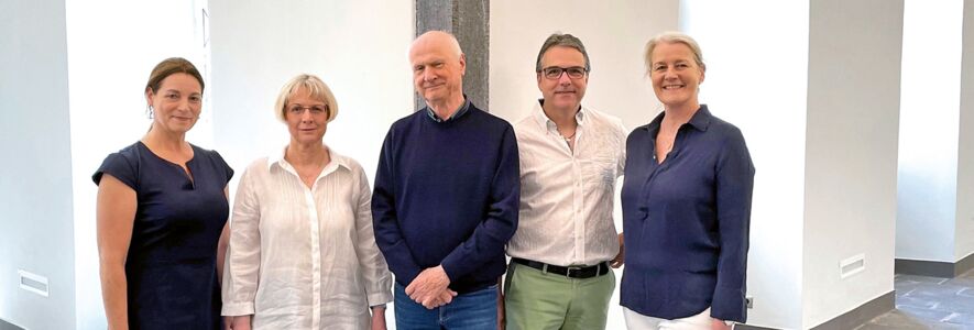 Der KempenKlassik-Vorstand (vlnr.): Elke Barthel, Susanne Betz, Peter Landmann, Georg Derks, Doerte Schäfer (Foto: Iris Delgado-Deppe)