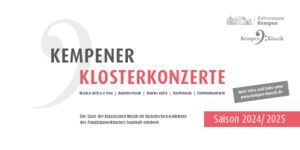 Kempener Klosterkonzerte – Saisonheft 2024/2025