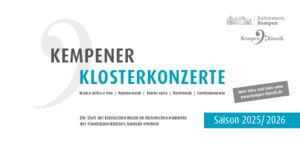 Kempener Klosterkonzerte – Saisonheft 2025/2026