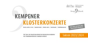 Kempener Klosterkonzerte – Saisonheft 2023/2024