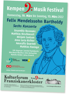 Plakat Mendelssohn-Festival, © Pankarz